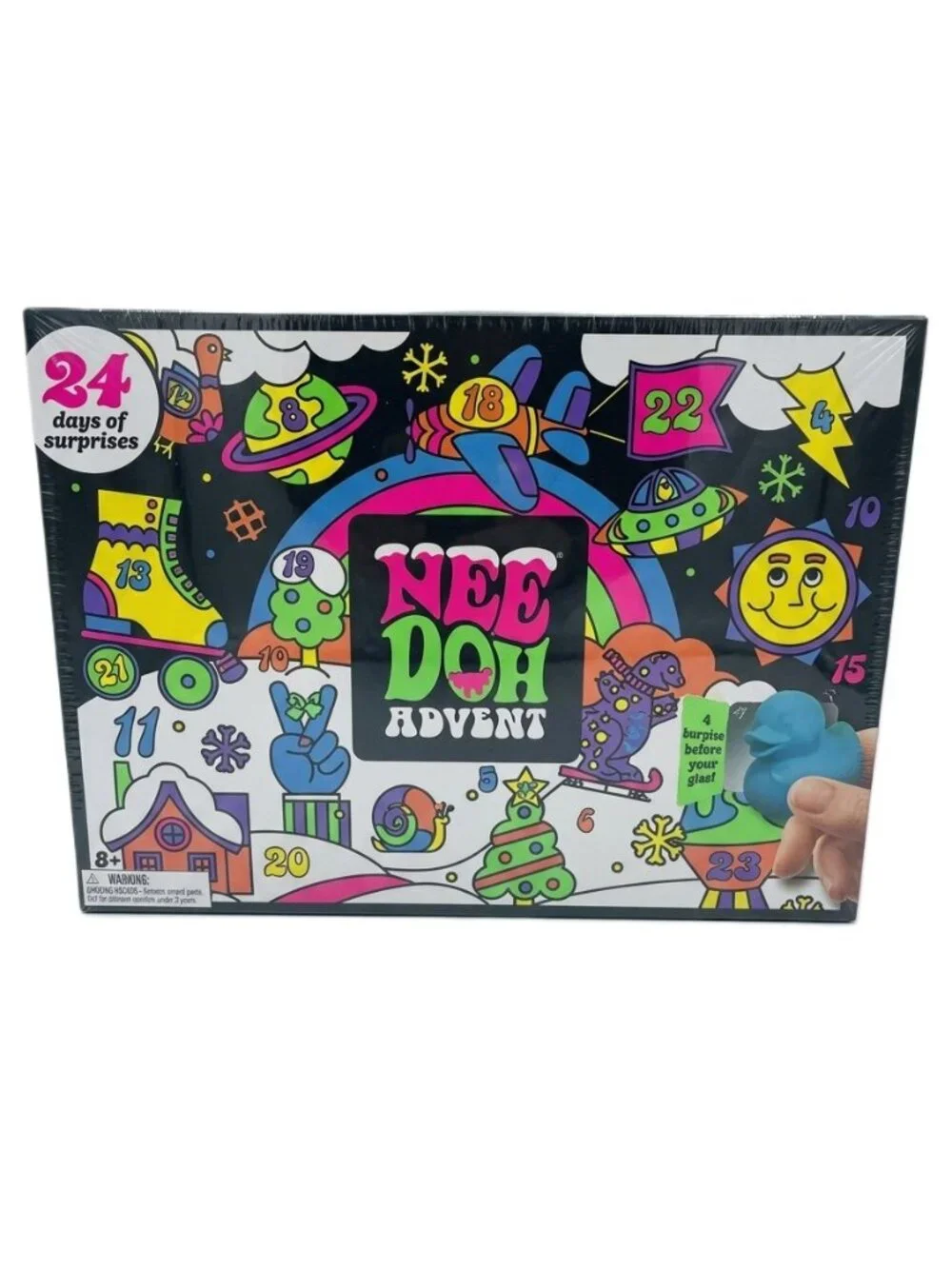 RARE NeeDoh 2026 Advent Calendar 24 Days of Surprises NEW SEALED